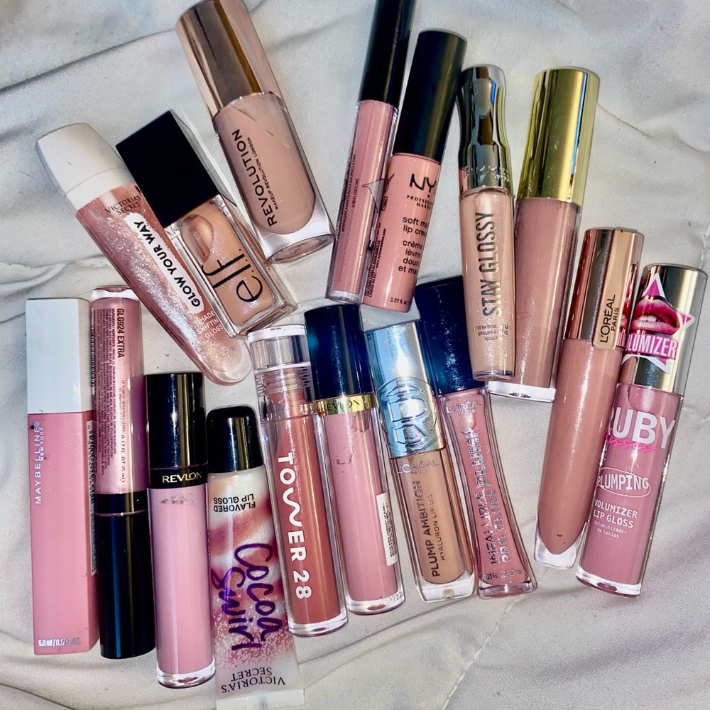 Revlon Super Lustrous Lip Gloss Set - milky pinks